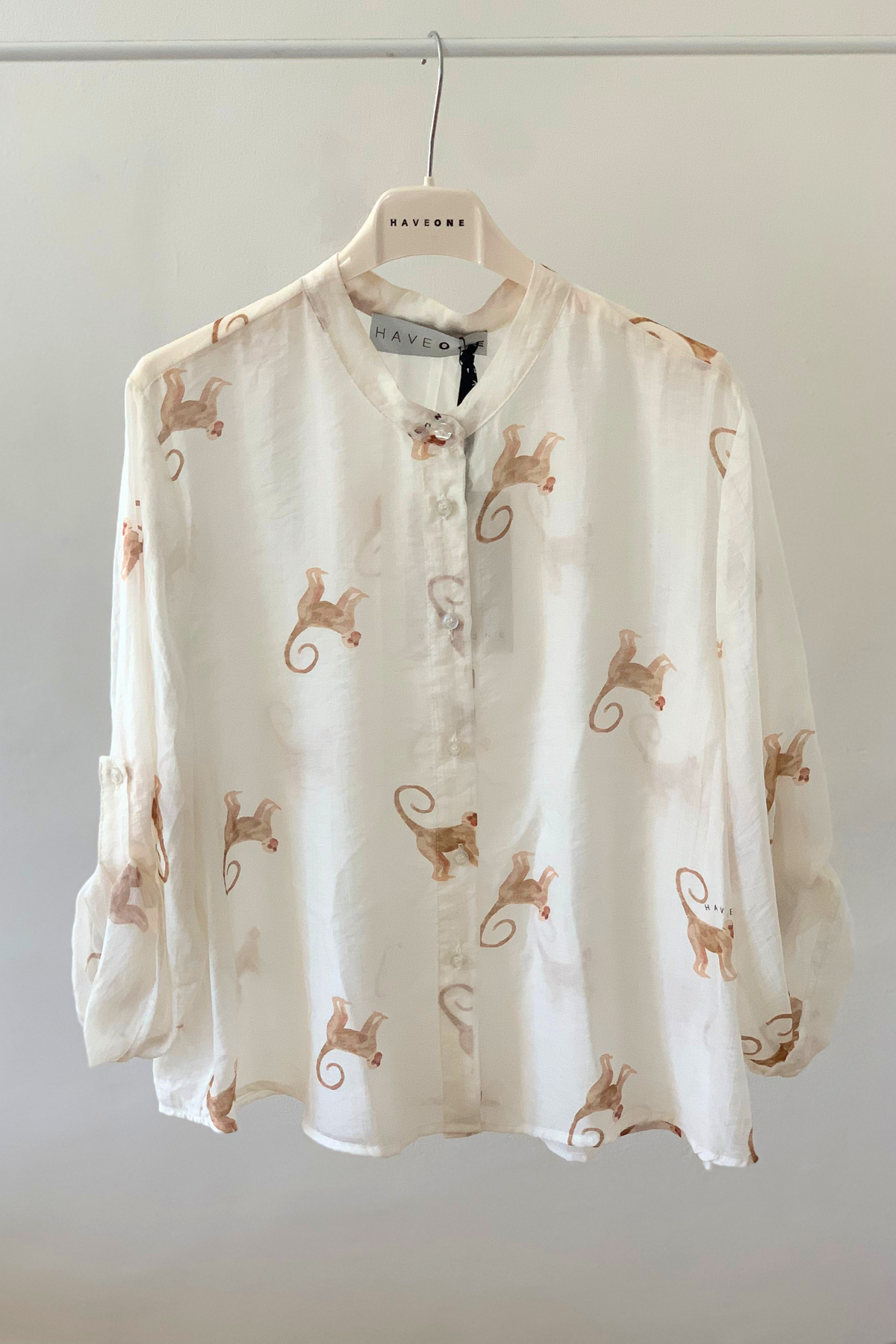 Have One Bluse Monkey transparent