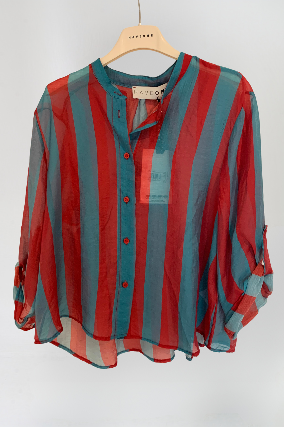 Have One Bluse Streifen Rot/Blau