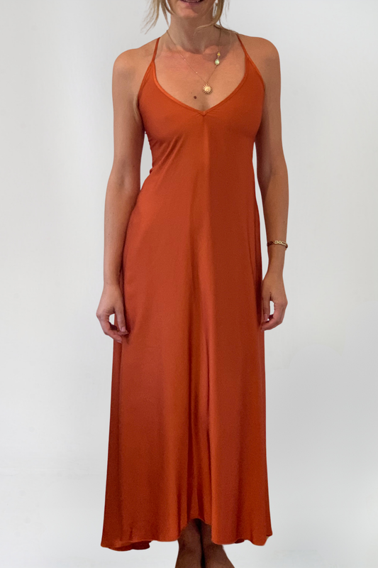 Have One Maxikleid Terracotta
