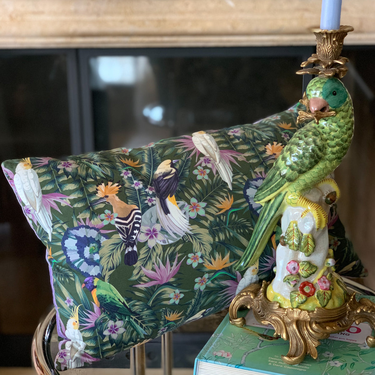 Kakadu Crush Cushion